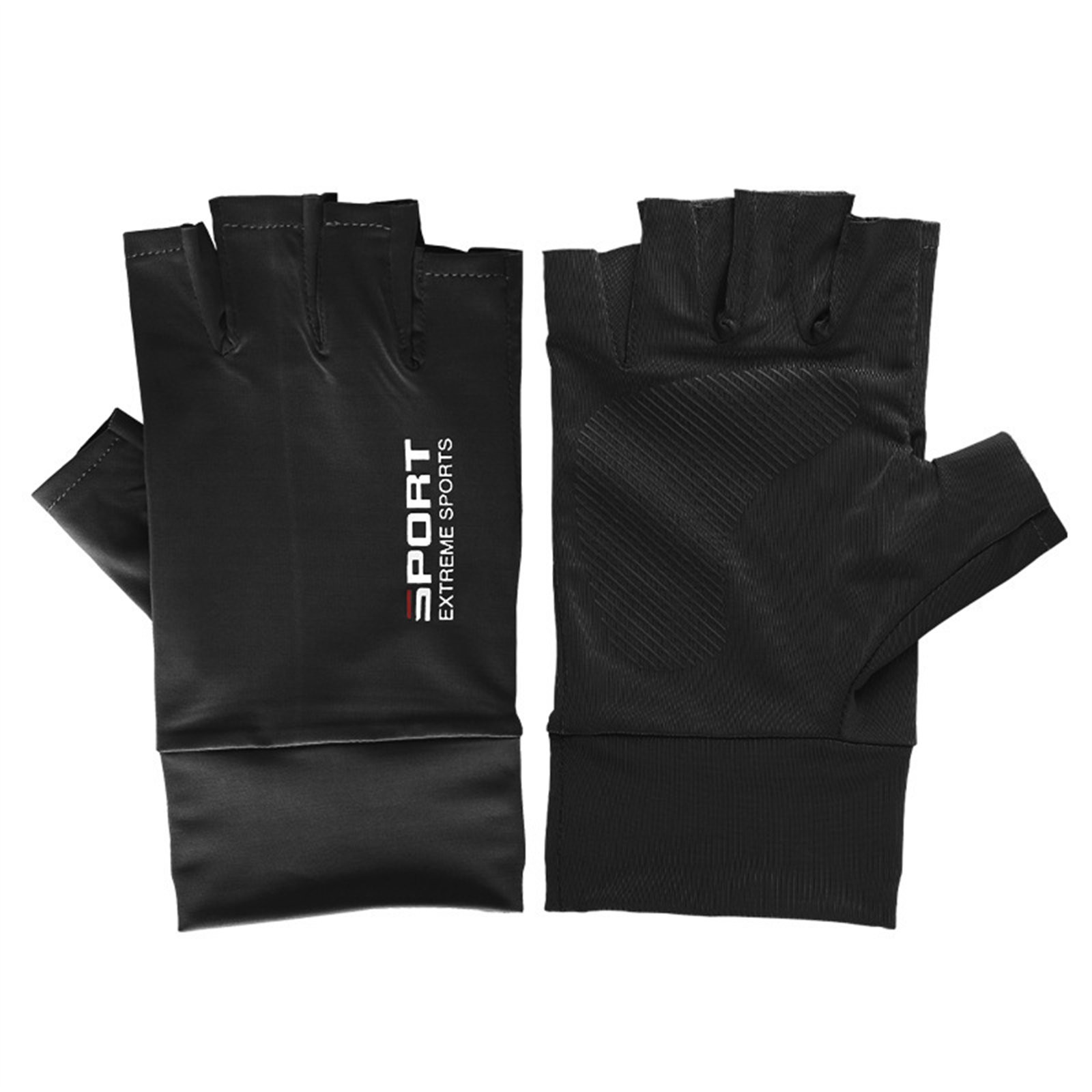 thumbnail image 2 of Guantes sin dedos Guantes antideslizantes de conducción Guantes de verano al aire libre para mujeres y niñas, 2 of 2